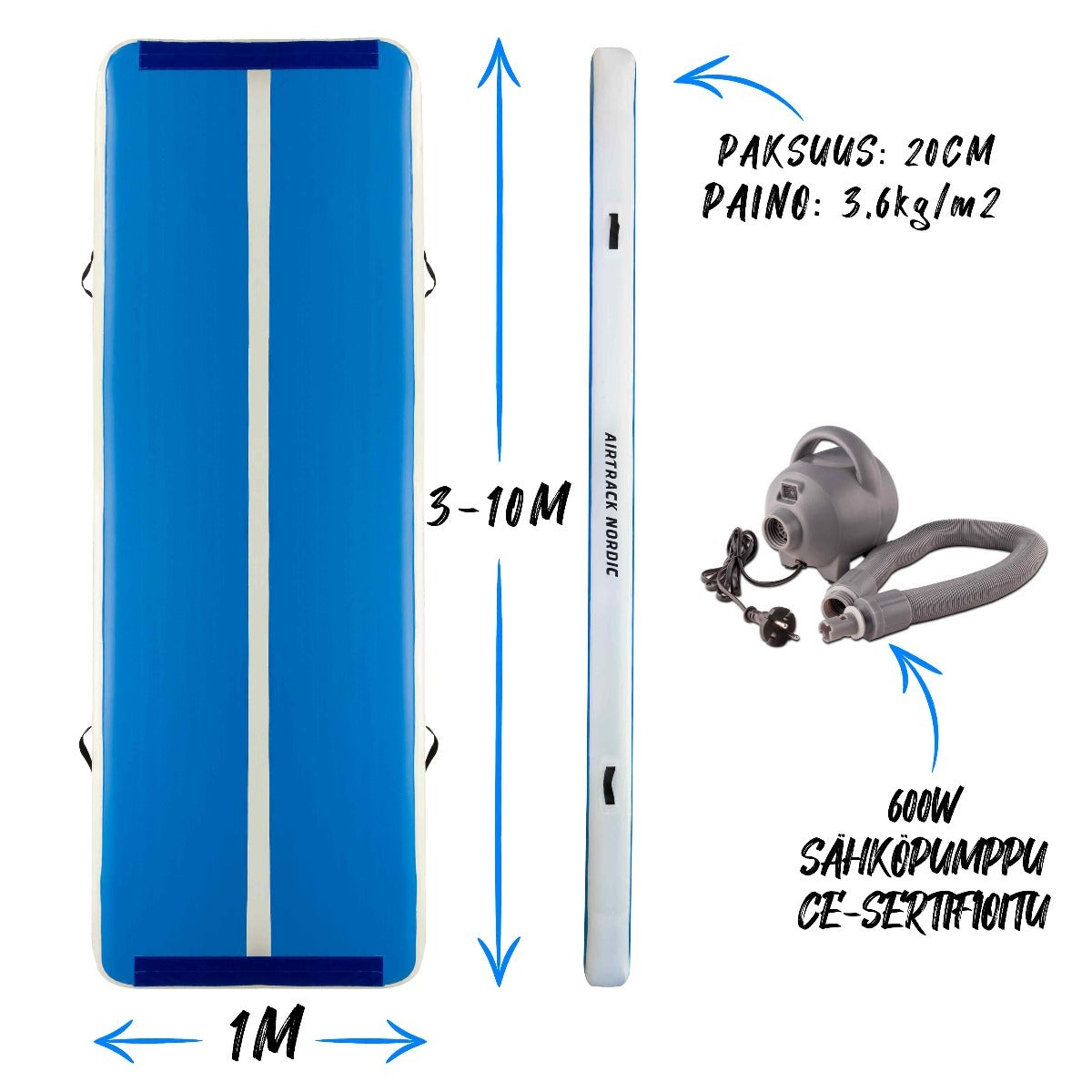 
              AirTrack Nordic Deluxe, 3-10m