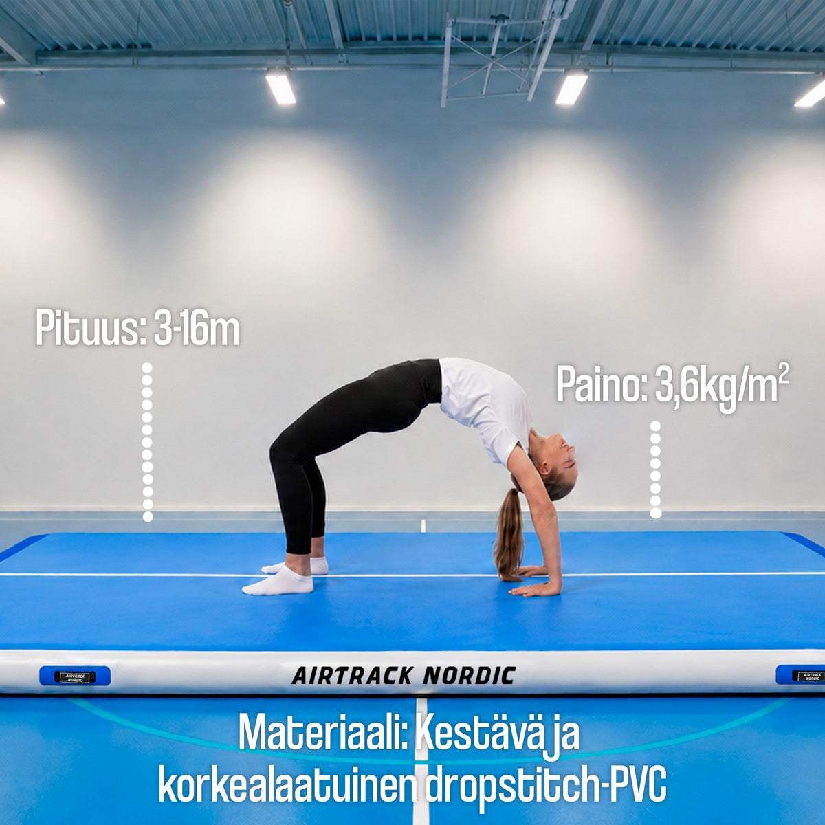 
              AirTrack Nordic Deluxe Wide, 3-16m