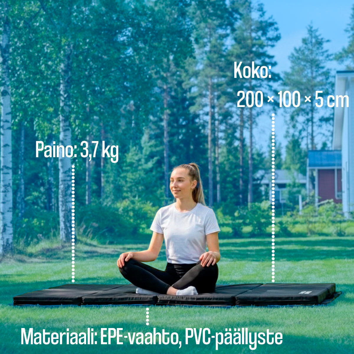 
              AirTrack Nordic Gymnastics Mat 200x100x5cm